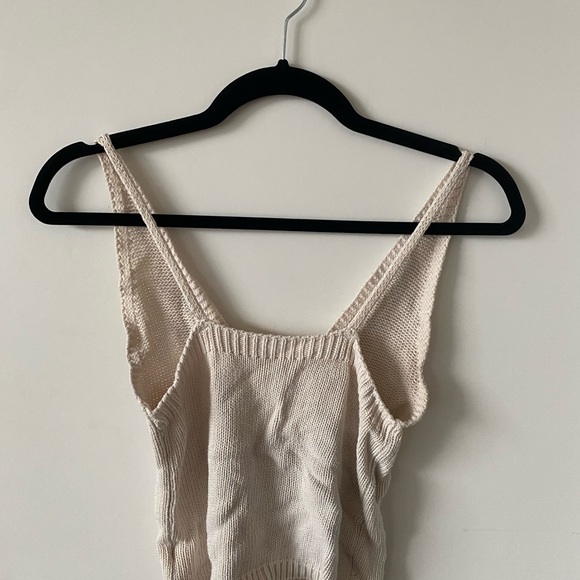 Brandy Melville - Cream Knitted Tank - Picture 2 of 2
